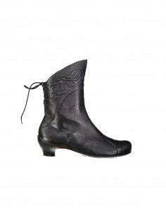 Think women's real leather ankle boots